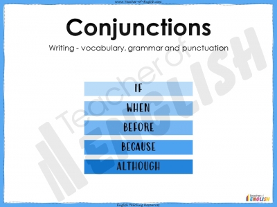 Conjunctions - KS2 Teaching Resources